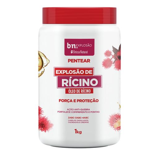 Creme de Pentear Explosão de Rícino 1Kg | bn.Cachos
